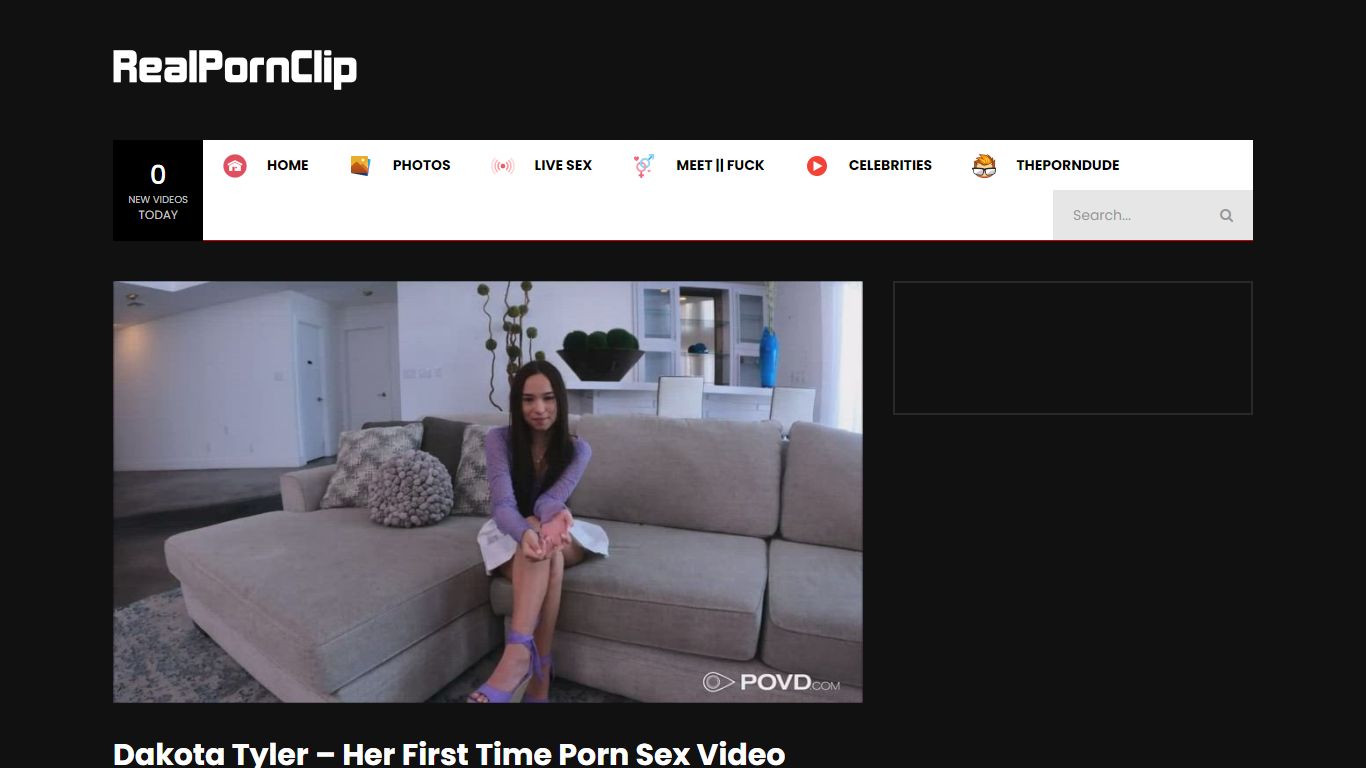 Dakota Tyler – Her First Time Porn Sex Video - realpornclip.com